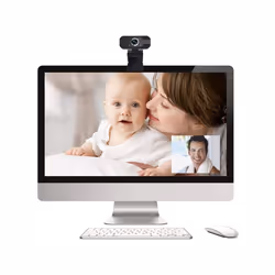 ENCORE EN-WB-FHD02 webcam 2 MP 1920 x 1080 pixels USB 2.0 Noir