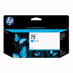 HP 72 cartouche d'encre DesignJet cyan, 130 ml, Rendement élevé (XL), Encre à colorant, 130 ml, 1 pièce(s)