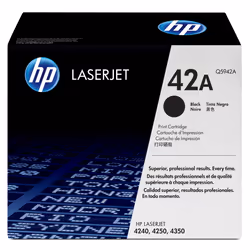 HP 42X pack de 2 toners LaserJet noir grande capacité authentiques, 6000 pages, Noir, 2 pièce(s)