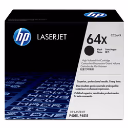 HP 64X High Yield Black Original LaserJet Toner Cartridge, 24000 pages, Noir, 1 pièce(s)