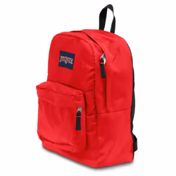 JanSport SuperBreak sac à dos Noir, Rouge Polyester