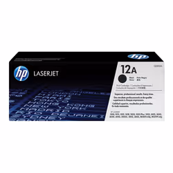 HP 12A toner LaserJet noir authentique, 2000 pages, Noir, 1 pièce(s)