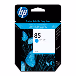 HP DesignJet 85 cartouche d'encre cyan, 28 ml, Encre à colorant, 28 ml, 1 pièce(s)