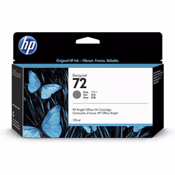 HP 72 cartouche d'encre grise 130 ml, Rendement élevé (XL), Gris, Encre à colorant, 1 pièce(s)
