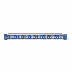 Samson S-patch plus, 1/4" TRS, Bleu, Blanc, Montage de rack, 1U, 482,6 mm, 68,5 mm