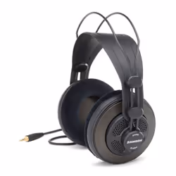 Samson SR850, Avec fil, 10 - 30000 Hz, Écouteurs, Noir