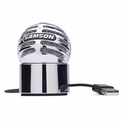 Samson Meteorite, Microphone de Laptop, 20 - 20000 Hz, 16 bit, 48 kHz, Cardioïde, Avec fil