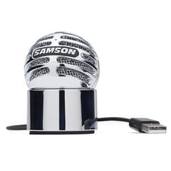 Samson Meteorite Argent Microphone de Laptop