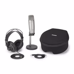 Samson C01U Pro Podcasting Pack, Microphone de studio, 10 - 30000 Hz, 32 Ohm, 16 bit, Avec fil, USB