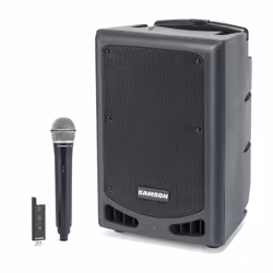 Samson Expedition XP208w, 2-voies, 200 W, 60 - 18000 Hz, Noir, Polypropylène (PP), Avec fil &sans fil