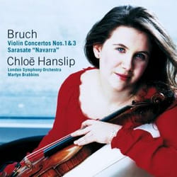 Warner Music Chloë Hanslip - Bruch : Violin Concertos 1 & 3; Sarasate: Navarra, CD Classique