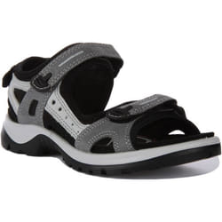 Sandale - ECCO - Offroad Yucatan - Cuir nubuck - Boucle de serrage - Gris