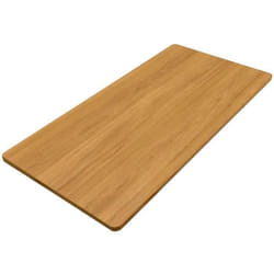 Plateau Stable de 120x60x25cm - Planche Rectangulaire DIY pour Bureau Réglable en Hauteur (Érable)