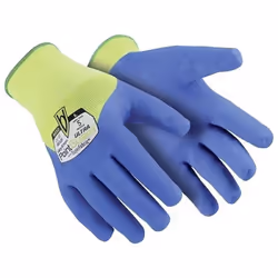Informations techniques Couleur : jaune, bleu Matériau (paume) : Caoutchouc nitrile Norme EN : EN 388 Taille : 10 Fonctionnal ...