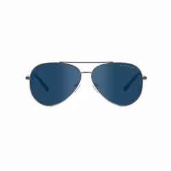 Gunnar Optiks Maverick, Ovale, Classique, Argent, Acier inoxydable, 5,7 cm, 1,4 cm