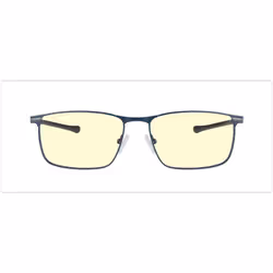 Gunnar Optiks Mendocino, Unisexe, Rectangle, Classique, Noir, Titane, Ambre