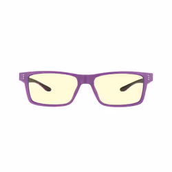 Gunnar Optiks CRU-12013, Unisexe, Rectangle, Onyx, Violet, Nylon, Ambre, 5,5 cm