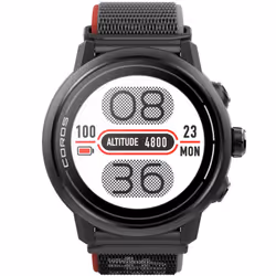 Coros Apex 2 20 mm Tactile Noir Wifi GPS (satellite)