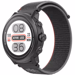 Coros Apex 2 20 mm Tactile Noir Wifi GPS (satellite)
