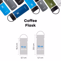 Couvercle Hydro Flask wide mouth with flex sip lid 16 oz