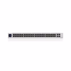 Ubiquiti UniFi USW-48-POE commutateur réseau Géré L2 Gigabit Ethernet (10/100/1000) Connexion Ethernet, supportant l'alimentation via ce port (PoE) 1U Acier inoxydable