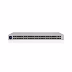 Ubiquiti UniFi USW-48-POE commutateur réseau Géré L2 Gigabit Ethernet (10/100/1000) Connexion Ethernet, supportant l'alimentation via ce port (PoE) 1U Acier inoxydable