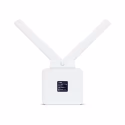 Ubiquiti UMR, Routeur de réseau cellulaire, Blanc, Polycarbonate (PC), Montage sur rail DIN/mural, LCM, 3,3 cm (1.3")