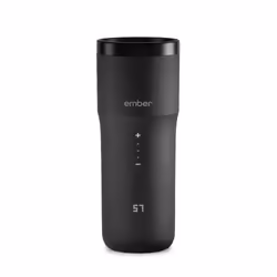 Ember Technologies Ember Travel Mug 2+, 355 ml, Utilisation quotidienne, Noir, 3 h, Bouchon à vis, Noir