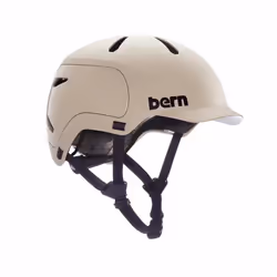 Casque de sport BERN Watts 2.0 - Matte Sand - Taille L pour adulte