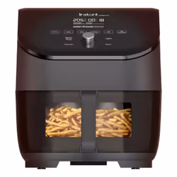 Instant Pot Vortex Plus ClearCook, Friteuse d’air chaud, 5,7 L, 1,8 kg, Unique, Noir, Rotatif, Tactile