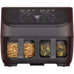 INSTANT Vortex Plux Dual Double 7,6 L Autonome 1700 W Friteuse d’air chaud Noir