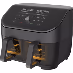 INSTANT Vortex Plux Dual Double 7,6 L Autonome 1700 W Friteuse d’air chaud Noir