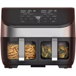 Instant Pot Instant Vortex Plus Dual ClearCook Double 7,6 L Autonome 1700 W Friteuse d’air chaud Noir