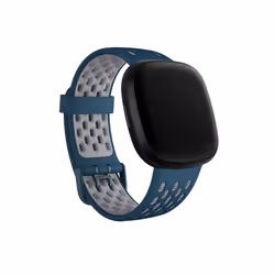Fitbit FB174SBNVGYS accessoire intelligent à porter sur soi Bande Bleu, Gris Aluminium, Silicone