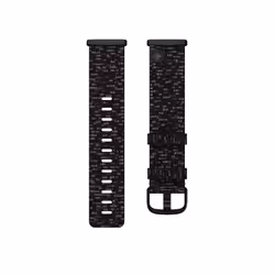Fitbit FB174WBGYL accessoire intelligent à porter sur soi Bande Charbon de bois Aluminium, Synthétique