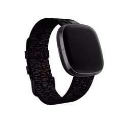 Fitbit FB174WBGYL accessoire intelligent à porter sur soi Bande Charbon de bois Aluminium, Synthétique