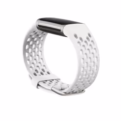 Fitbit Charge 5, Bande, Tracker d’activité, Blanc, Fitbit, Charge 5, Silicone