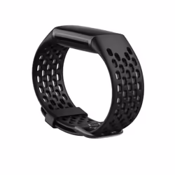Fitbit FB181SBBKS, Bande, Tracker d’activité, Noir, Fitbit, Charge 5, Silicone
