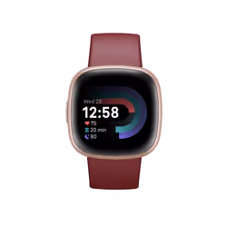 Fitbit Versa 4 Numérique Écran tactile Rose GPS (satellite)