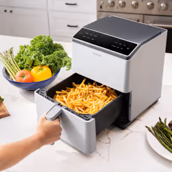 Cosori Dual Blaze Friteuse à air chaud 6,4L 1750W Gris clair - Vue supplémentaire 5