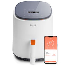 Cosori CAF-LI401S-AUS friteuse Unique 3,8 L Autonome 1500 W Friteuse d’air chaud Gris, Blanc