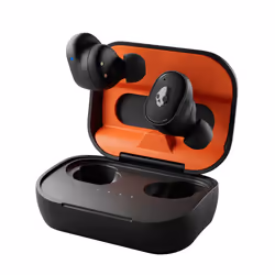 Skullcandy Grind, True Wireless Stereo (TWS), Appels/Musique, 20 - 20000 Hz, 76 g, Casque, Noir, Orange