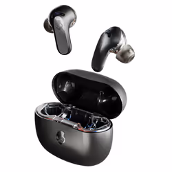 Skullcandy RAIL ANC, True Wireless Stereo (TWS), 20 - 20000 Hz, Appels/Musique/Sport/Au quotidien, 49,8 g, Casque, Noir