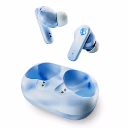 Skullcandy Ecobuds, True Wireless Stereo (TWS), Appels/Musique/Sport/Au quotidien, 20 - 20000 Hz, Casque, Bleu
