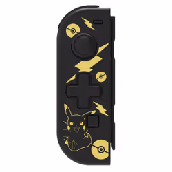 Hori D-Pad, Manette de jeu, Nintendo Switch, Croix directionnelle, Noir, Or, Batterie, Boîte