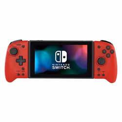 Hori Split Pad Pro, Manette de jeu, Nintendo Switch, Croix directionnelle, Touche Turbo, Sans fil, Bluetooth, Noir, Rouge