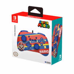 Hori HORIPAD Mini Bleu, Rouge USB Manette de jeu Analogique/Numérique Nintendo Switch - Vue supplémentaire 5