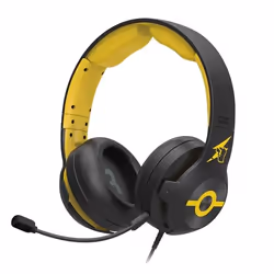 Hori Pikachu Cool, Avec fil, Jouer, Casque, Noir, Jaune