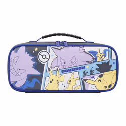 Hori Cargo Pouch Compact (Pikachu, Gengar &amp; Mimikyu), Étui, Nintendo, Multicolore, Nintendo Switch, Nintendo Switch OLED, ...