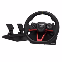 Hori SPF-022U, Volant + pédales, PC, PlayStation 4, PlayStation 5, Croix directionnelle, 270°, Avec fil, 10 m
